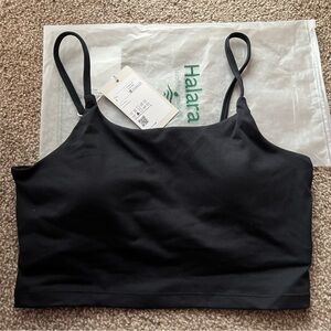 NWT Halara Black Crop Top